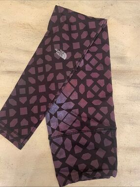 The North Face Kids Purple Geometric Print Leggings